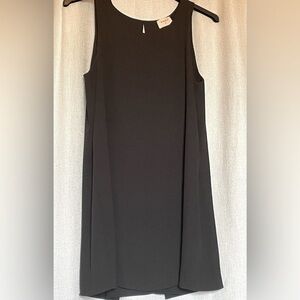 Everly black swing dress